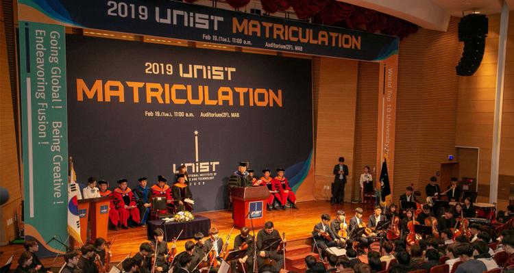[2019 Matriculation] UNIST Welcomes the Class of 2023