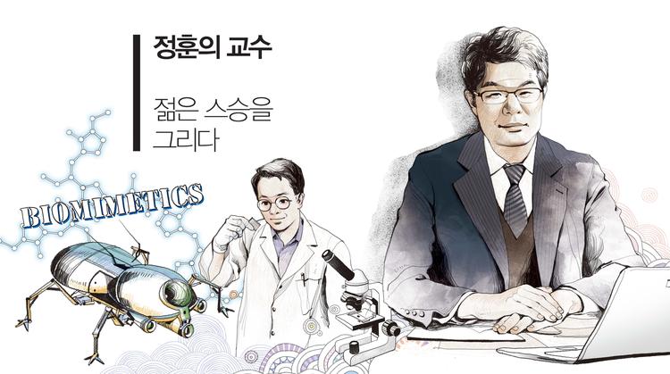 정훈의 교수, 젊은 스승을 그리다