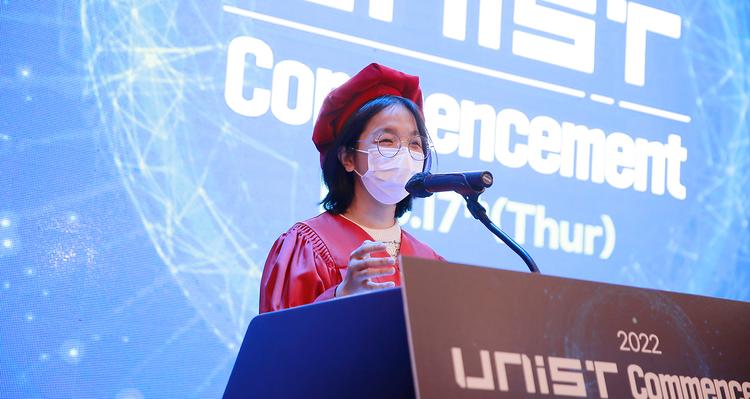 [2022 학위수여식] "UNIST에서의 시간은 아름다운 도전이었습니다!"
