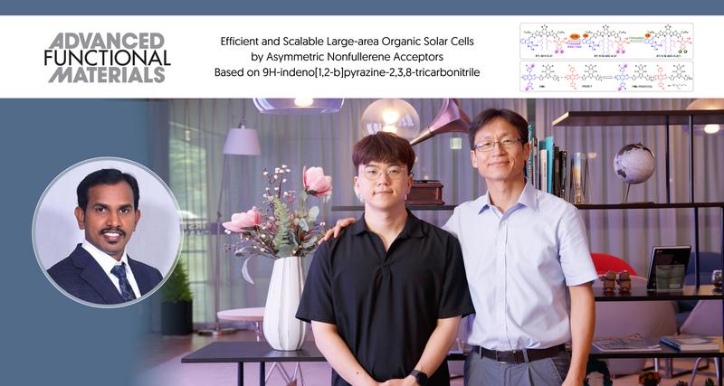 58.5cm2의 고효율·대면적 유기 태양전지 개발