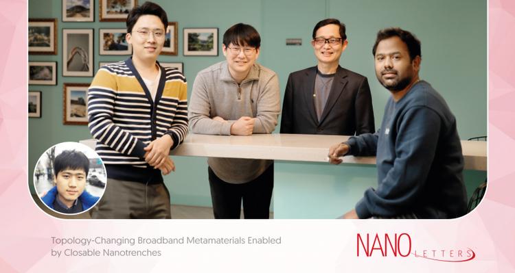 Topology-Changing Broadband Metamaterials Enabled by Closable Nanotrenches