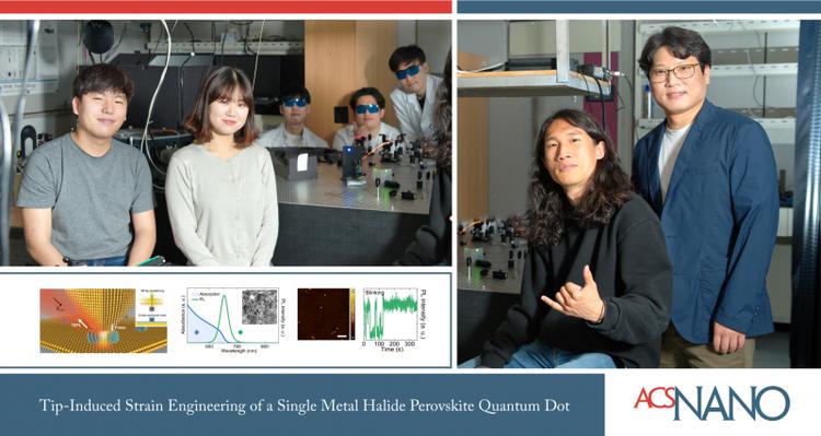 Tip-Induced Strain Engineering of Single Metal Halide Perovskite Quantum Dot