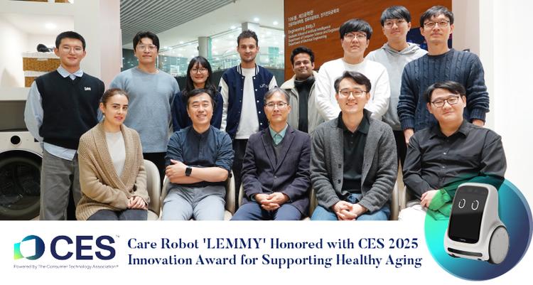 Care Robot 'LEMMY' Honored with CES 2025 Innovation Award for Supporting Healthy Aging