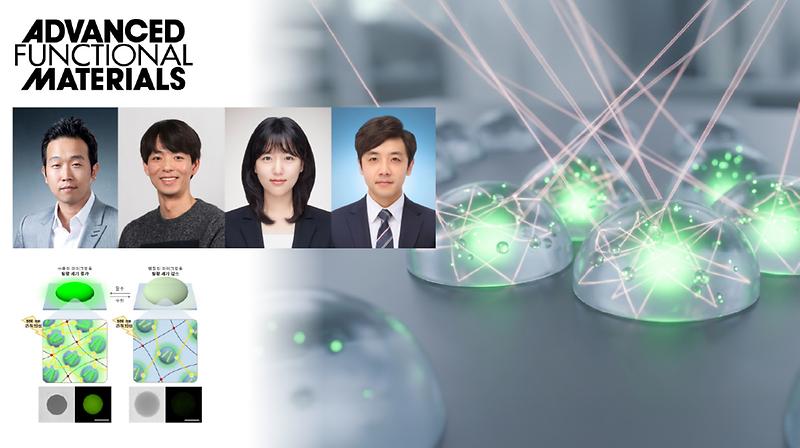 물 한 방울로 껐다 켰다 할 수 있는 발광 소재 개발! 