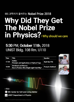 [Special Lecture on Nobel Prize 2018] Why They Get the Nobel Prize in Physics?